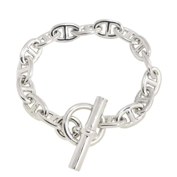 HERMES Chaine dancre MM Bracelet Silver 925 - Picture 1 of 8